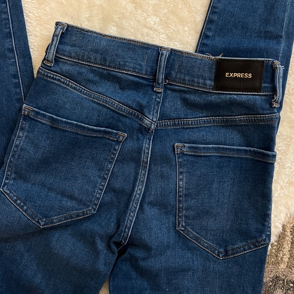 Express High Waist Skinny Jeans - Picture 3 of 9